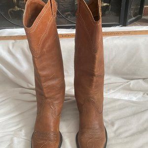 Vintage leather Cowgirl boots